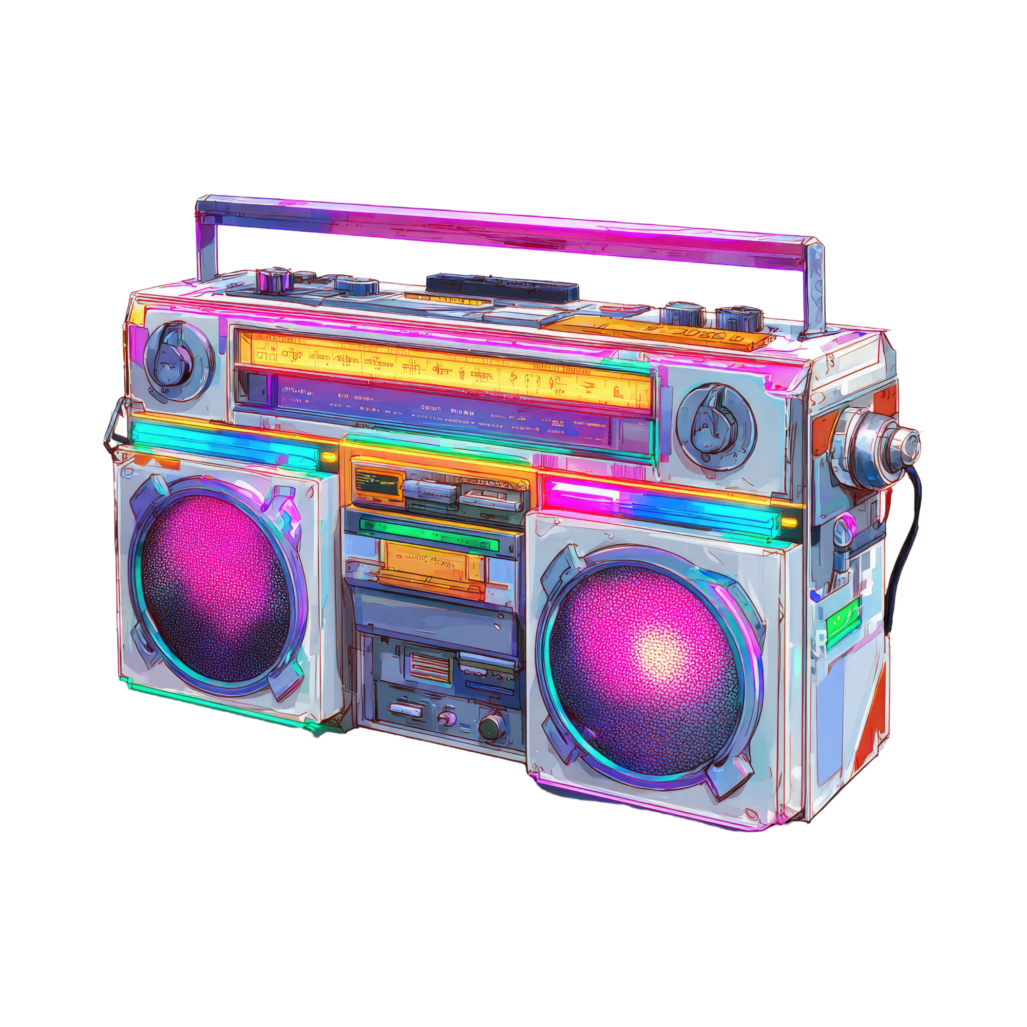 Boom Box Sticker
