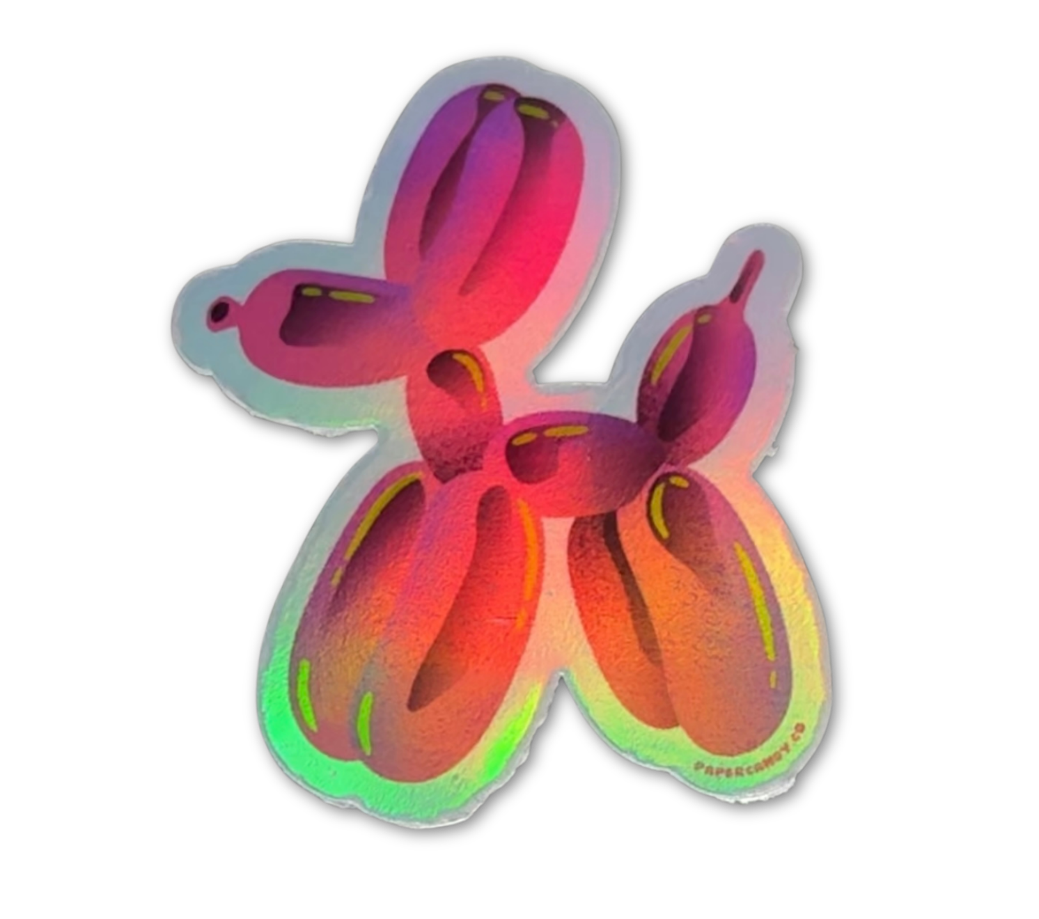 Balloon Puppy Holo Sticker