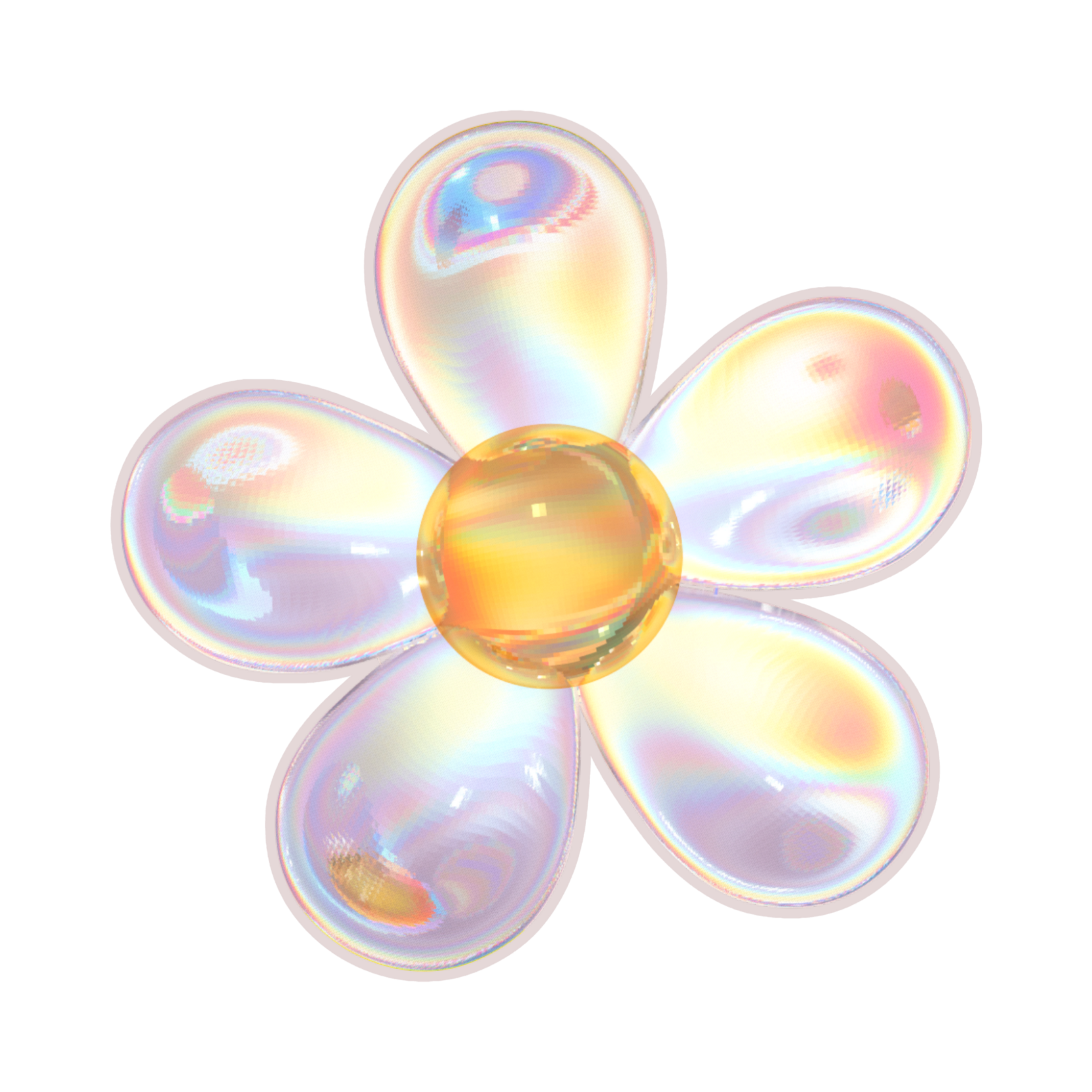 Jelly Flower Sticker